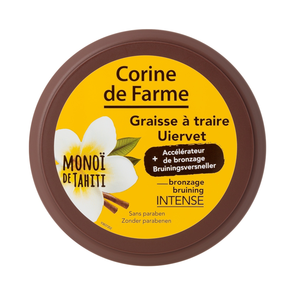 melkvet voor een intense bruining